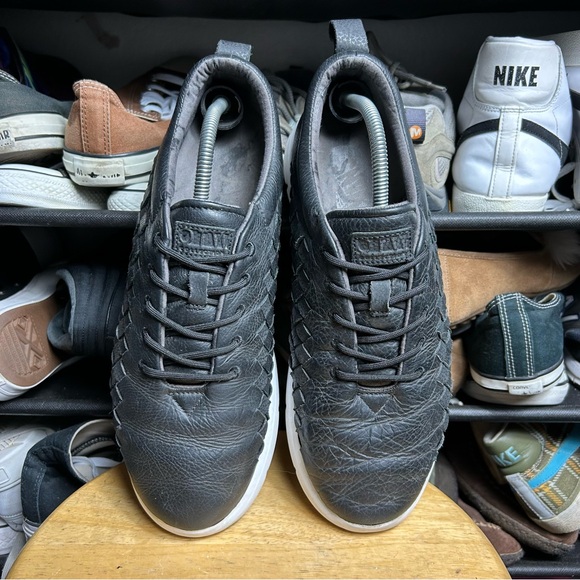 Vans tesella otw woven black leather lace sneakers - Picture 6 of 8